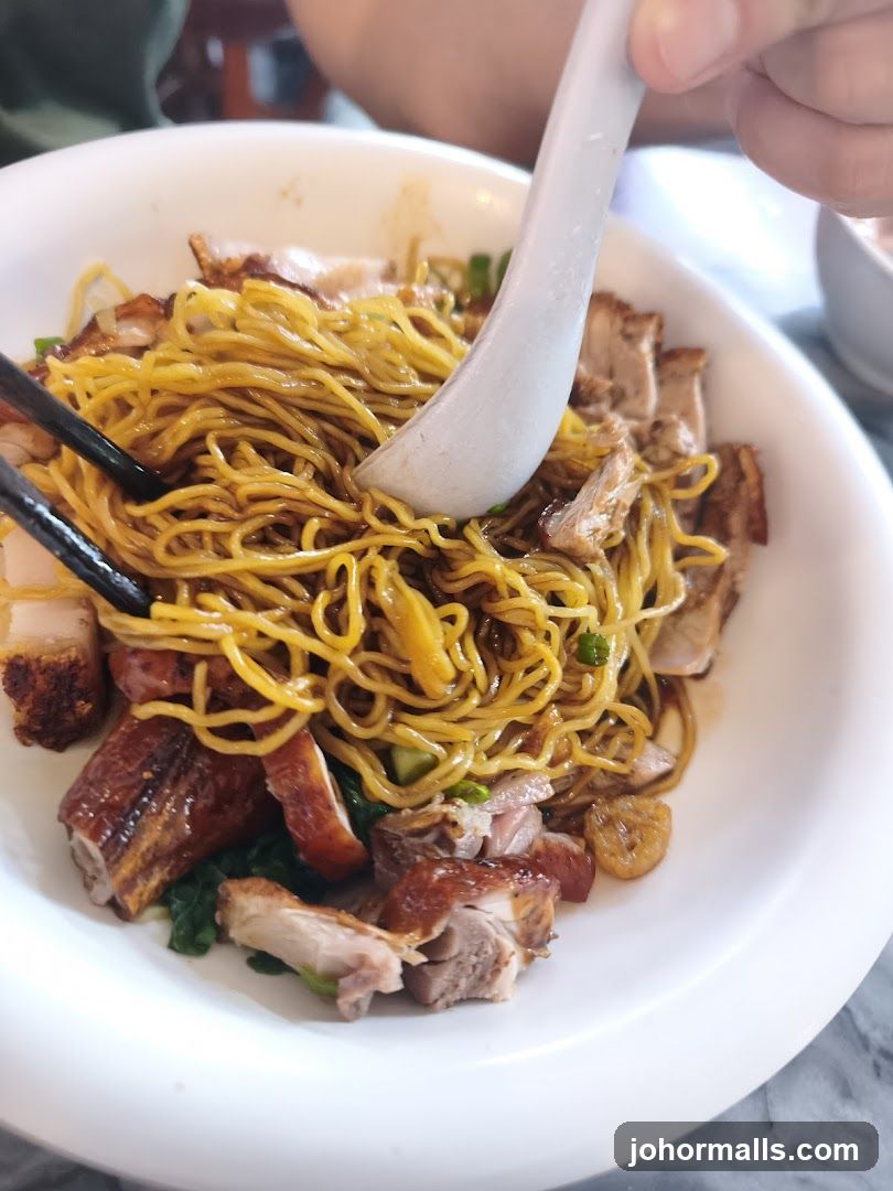 Noodles with Roasted Meats