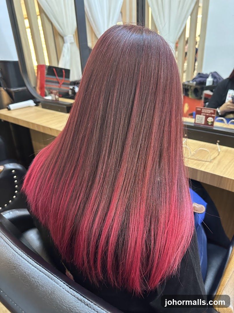 Woman with Ombre Hair