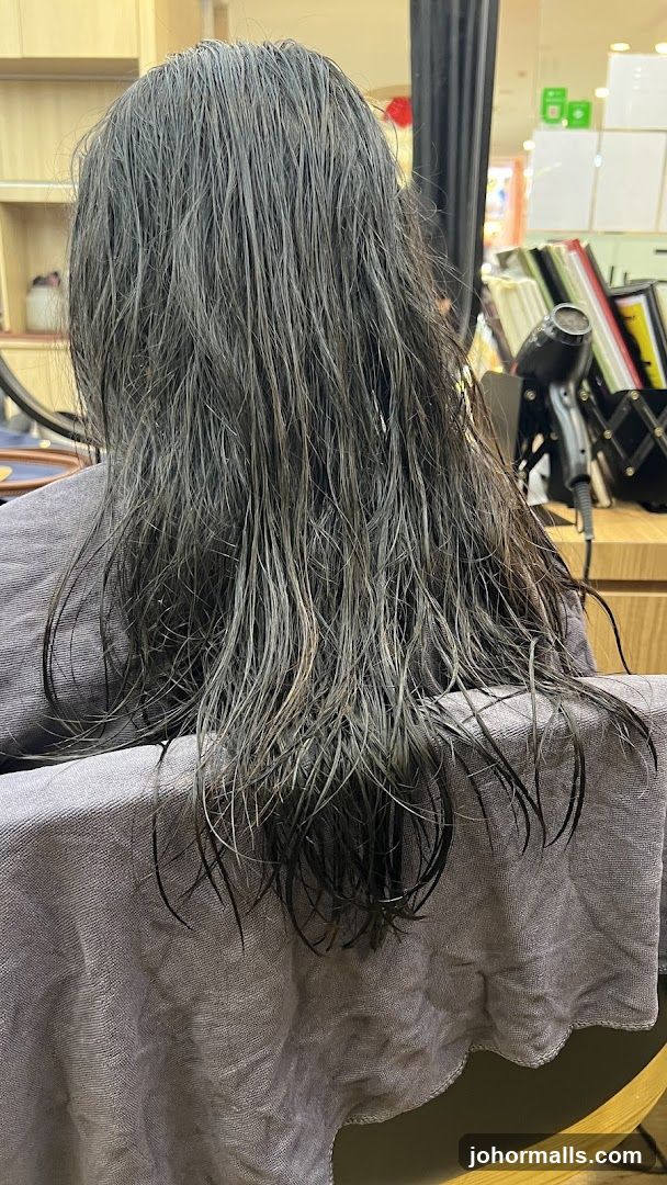 Wet Hair After Treatment