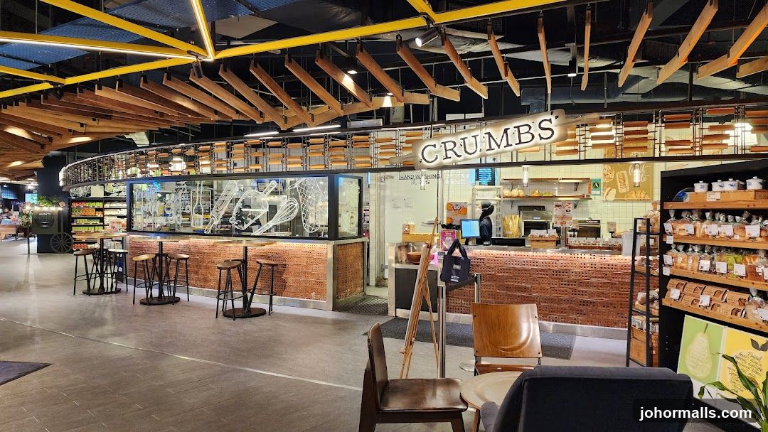 Bakery interior with seating