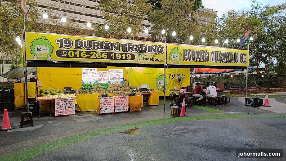 Durian Trading Stall