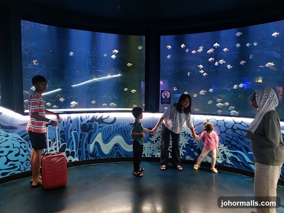 Family at Aquarium