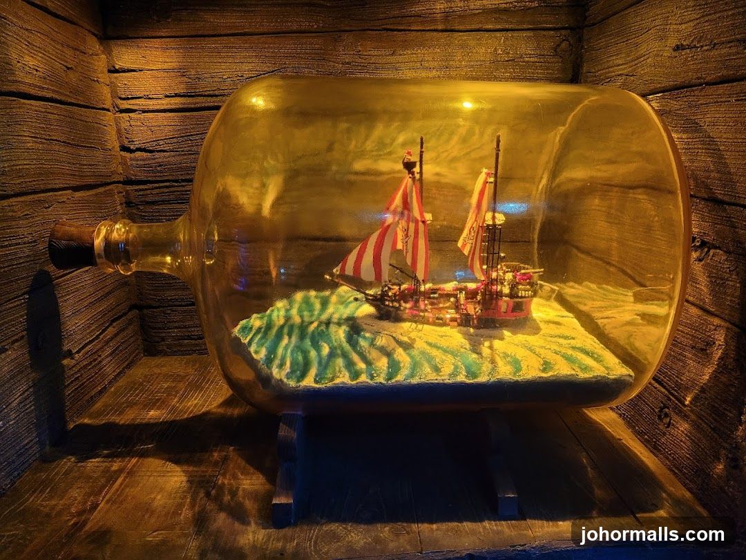 Ship in a Bottle Display