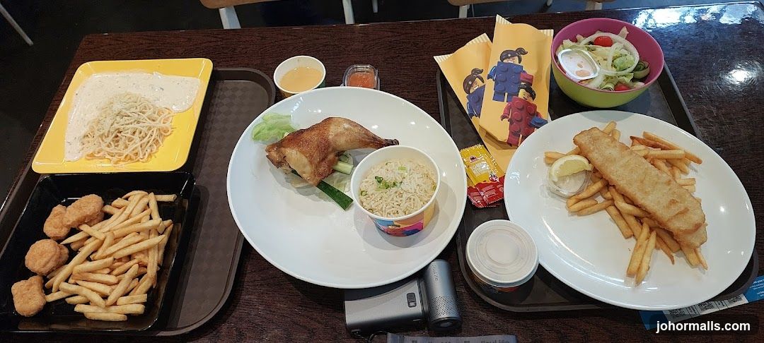 Food Trays with Various Meals