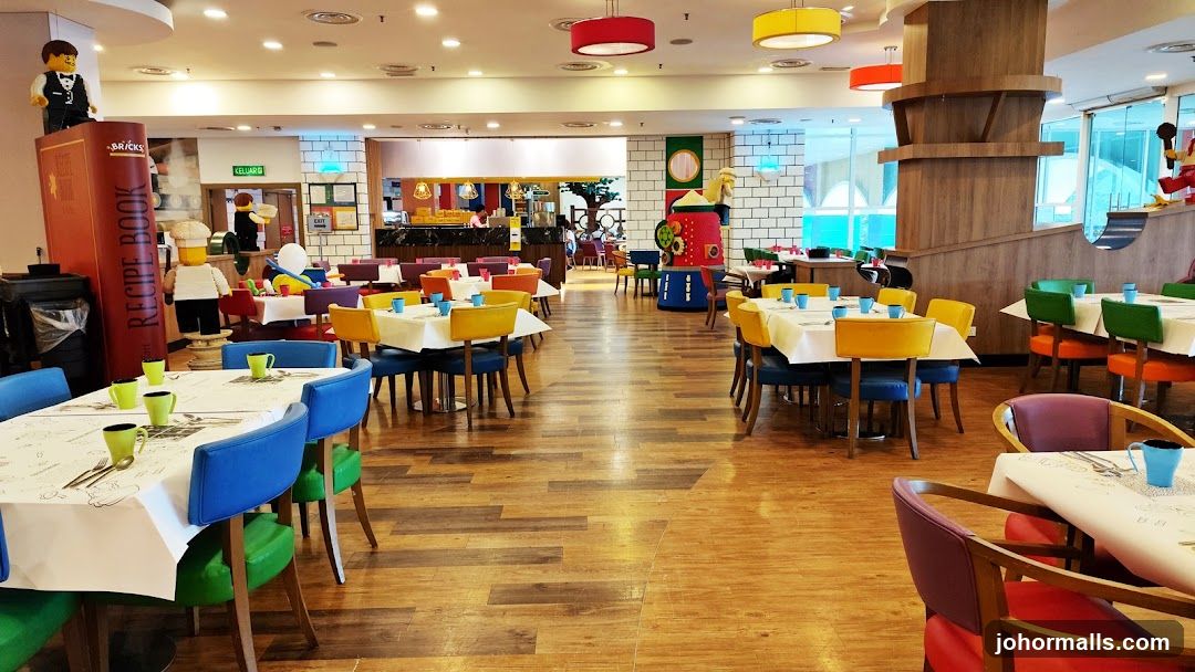 Restaurant Interior with Lego Decorations