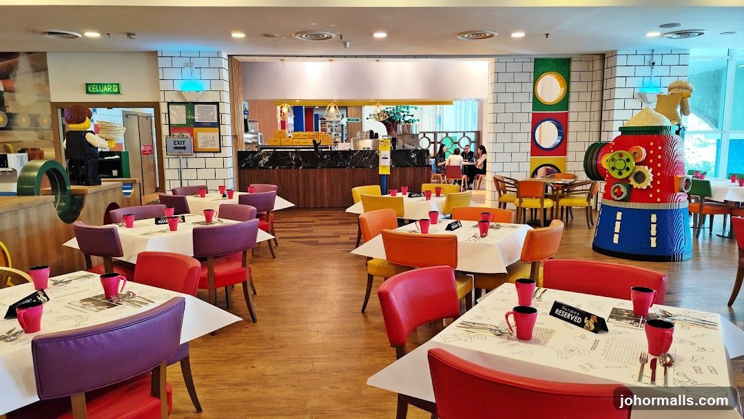 Restaurant Interior with Lego Decorations