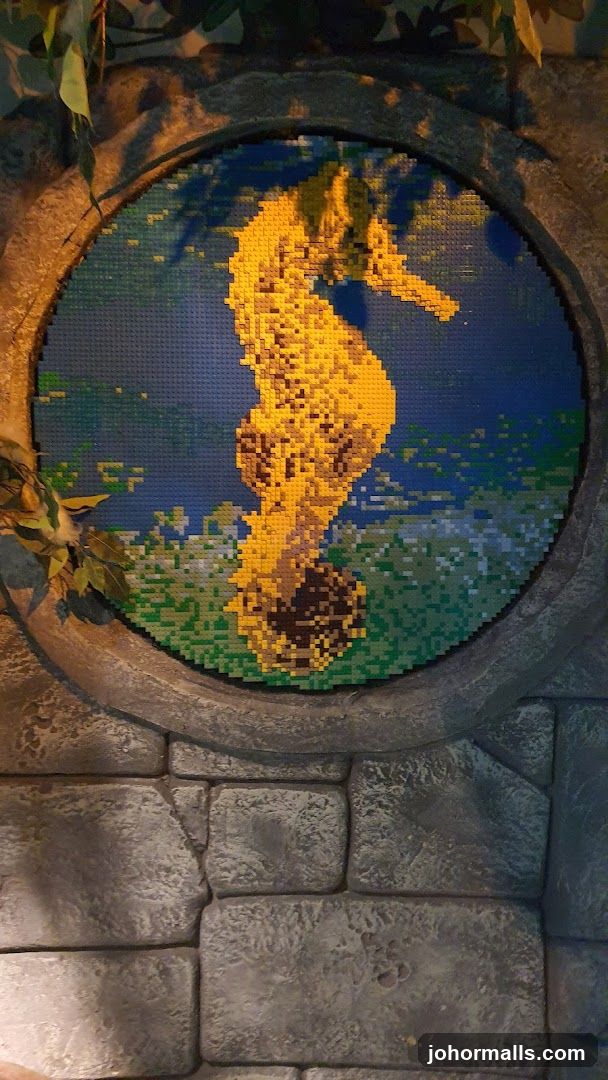Lego Seahorse Mosaic