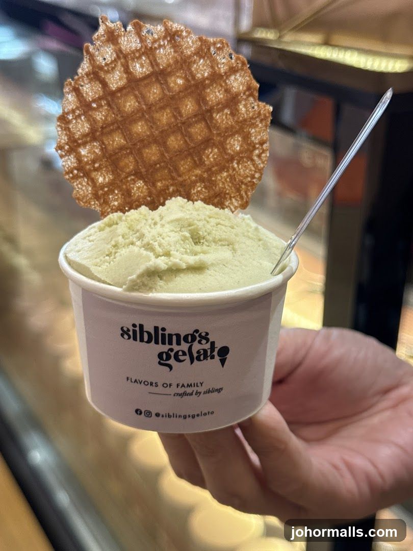 Gelato Cup with Waffle