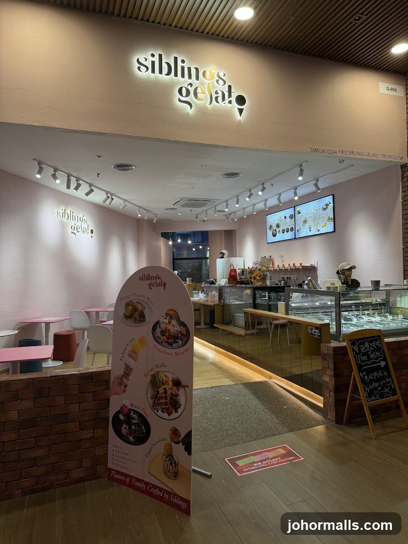 Siblings Gelato Storefront