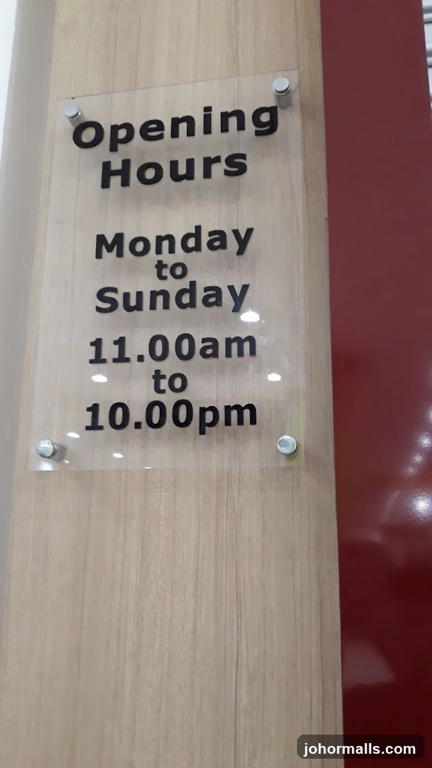 Opening Hours Sign