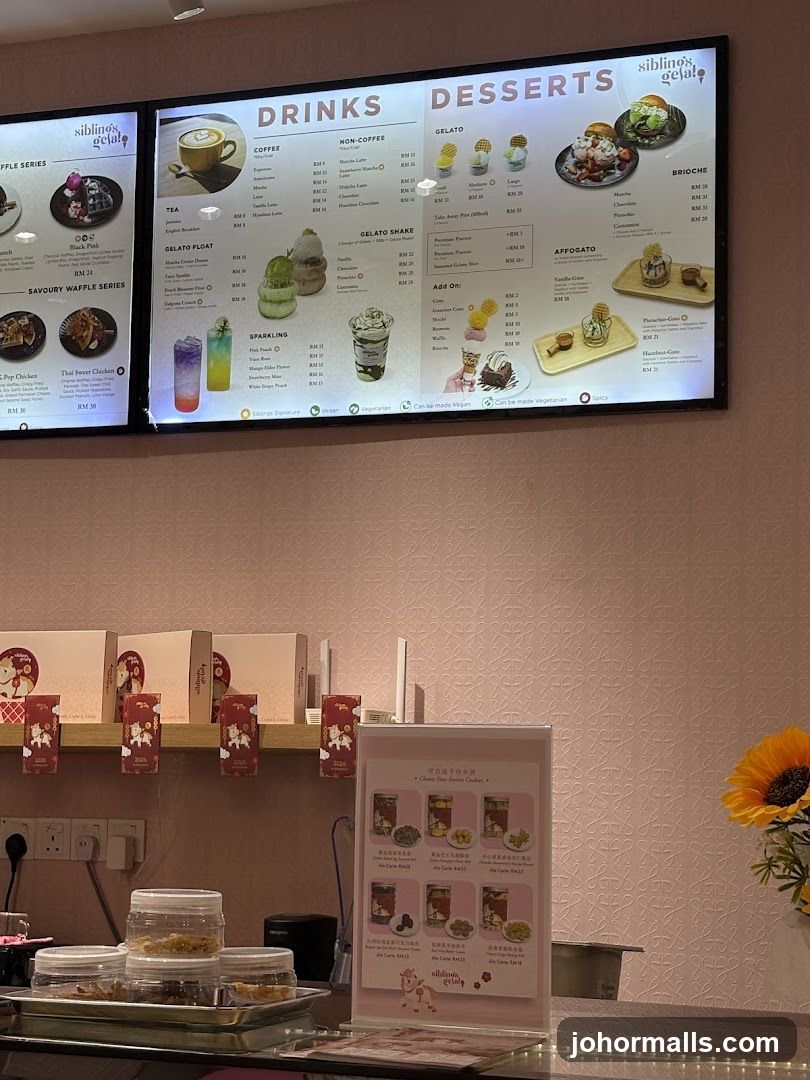Siblings Gelato Menu