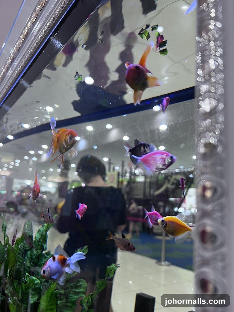 Fish Tank with Various Fish