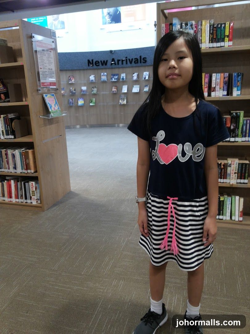 Girl in Library
