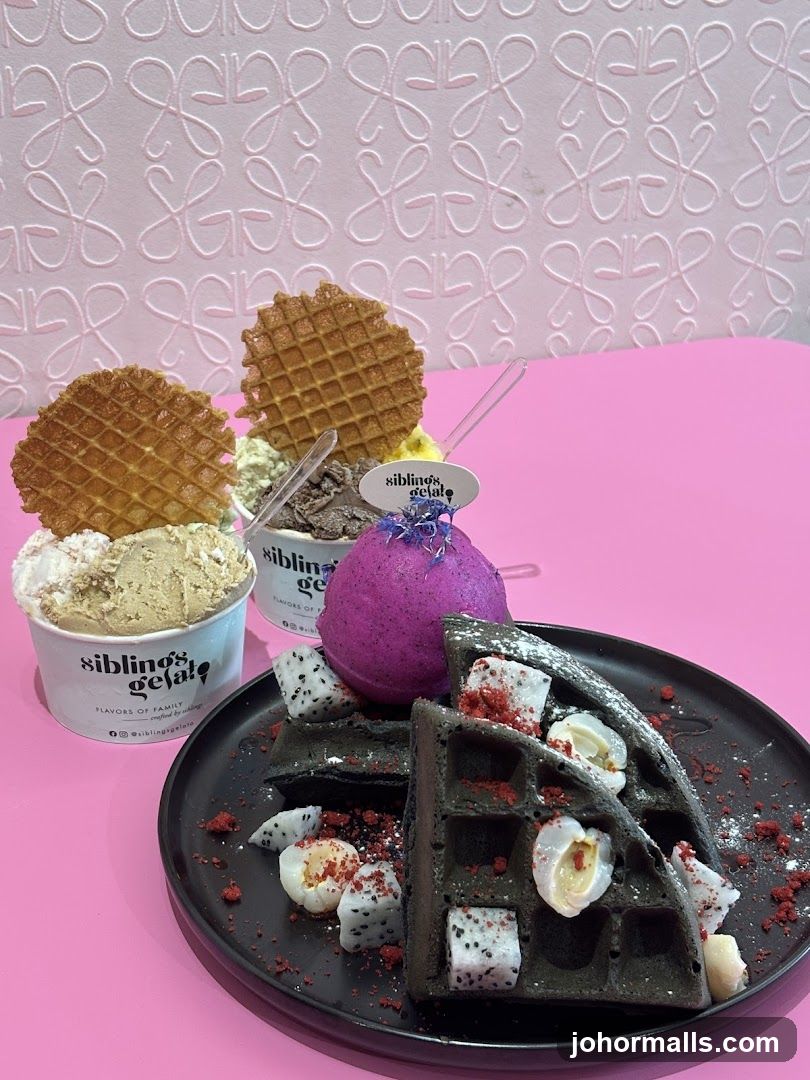 Gelato and Waffles