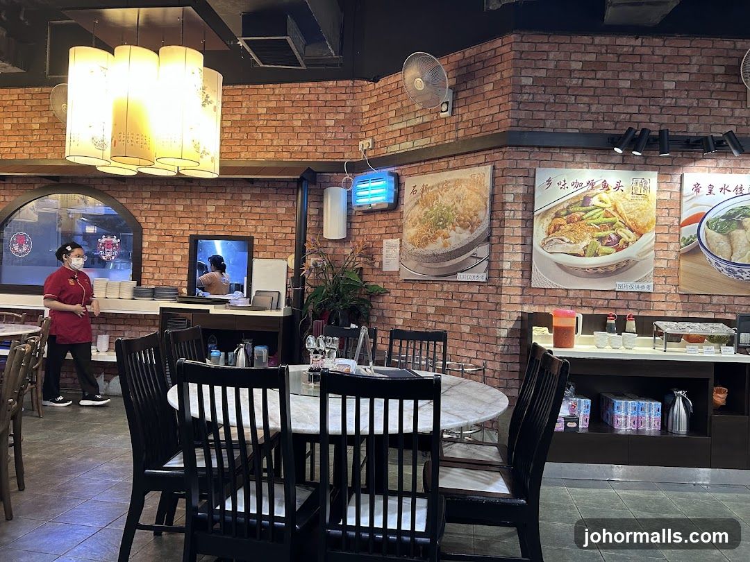 Restaurant Interior with Food Posters