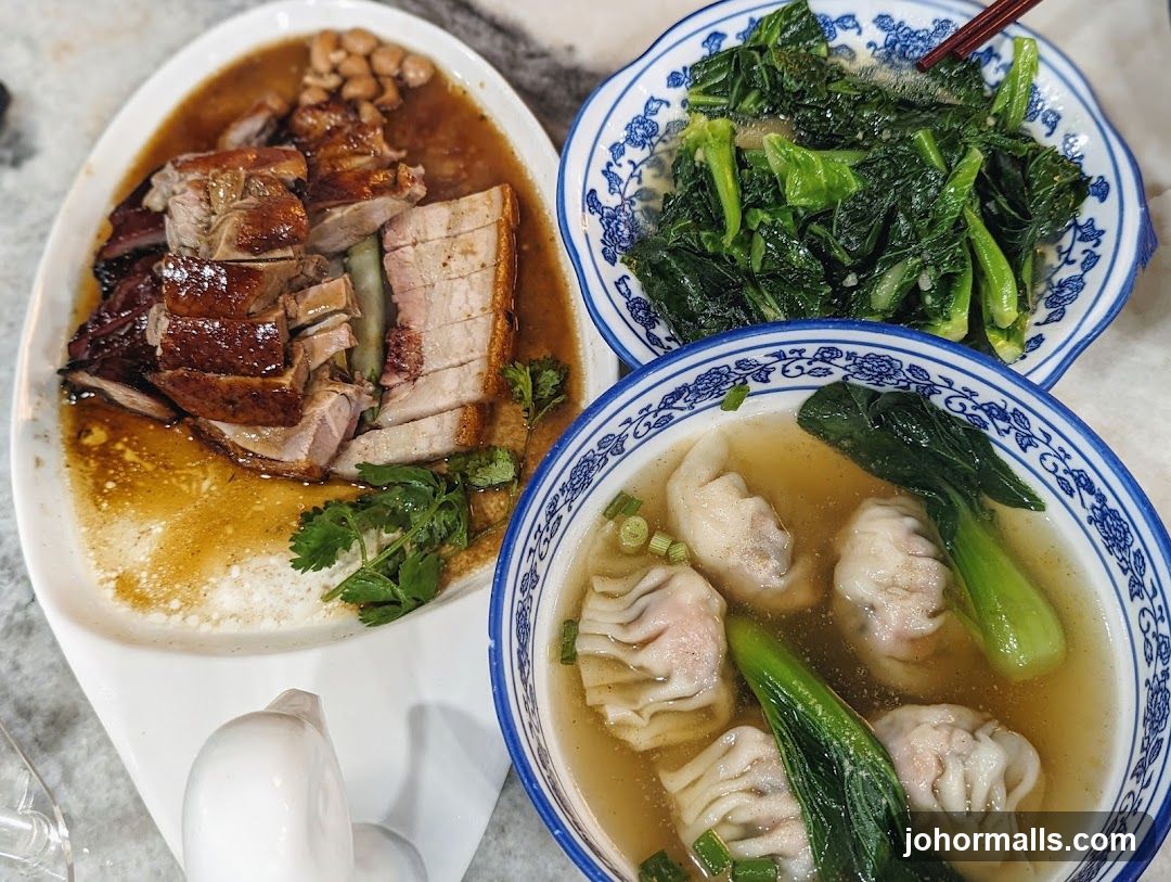 Assorted Roasted Meats and Dumpling Soup