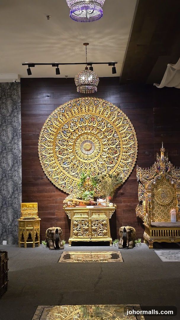 Ornate Golden Altar Display