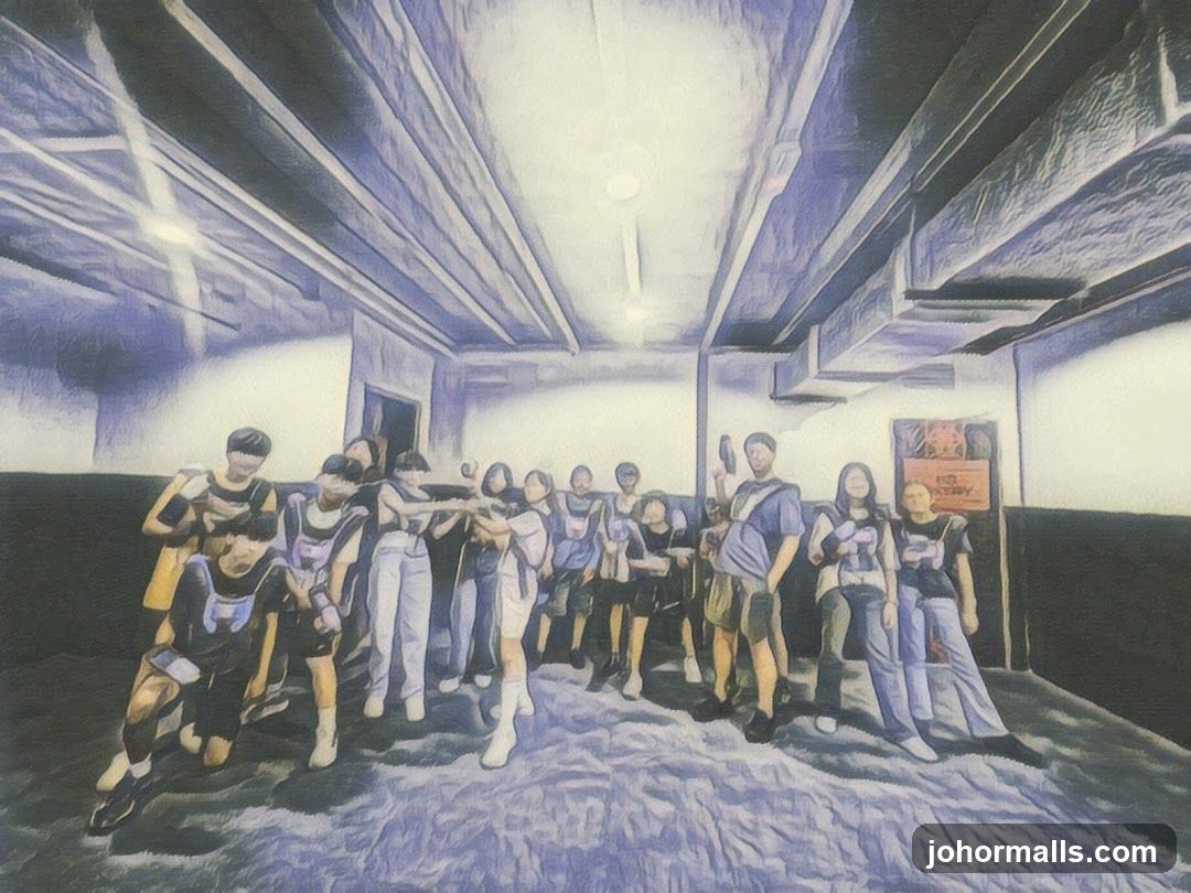 Group Posing in a Room