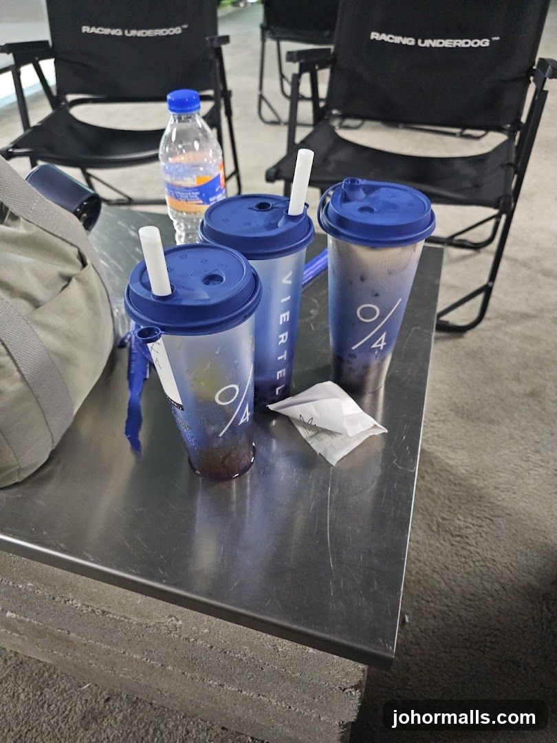 Beverages on a Table