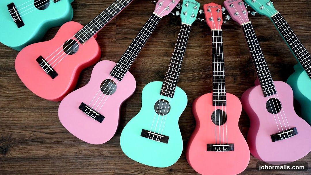 Colorful Ukuleles