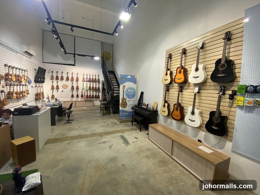 Musical Instrument Store Interior
