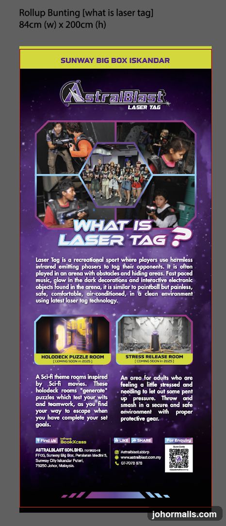 AstralBlast Laser Tag Bunting