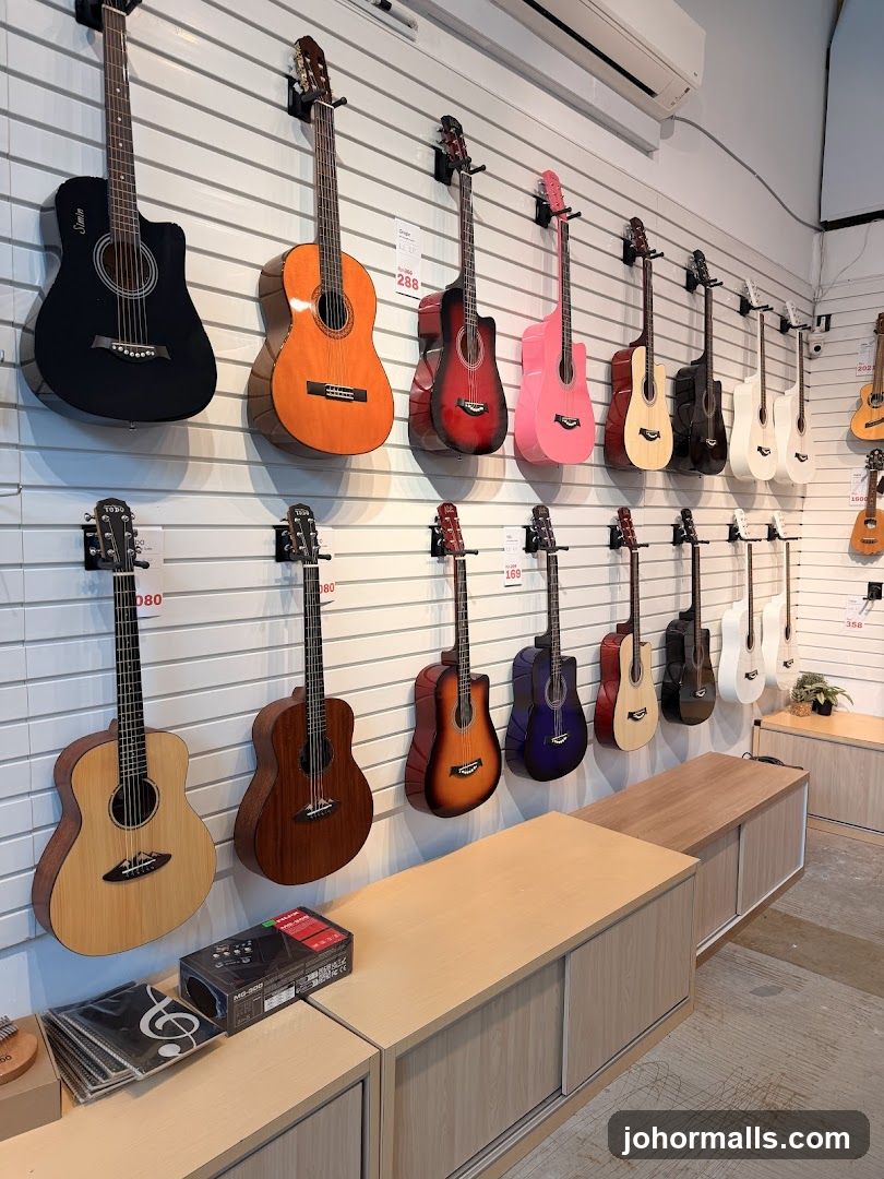 Guitars on Display