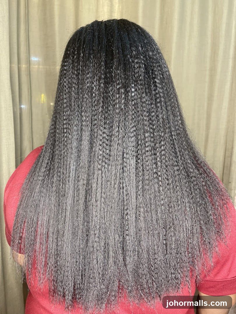 Crinkle Perm Hairstyle