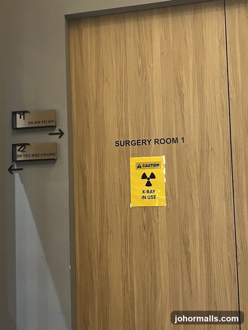 Surgery Room 1 Signage