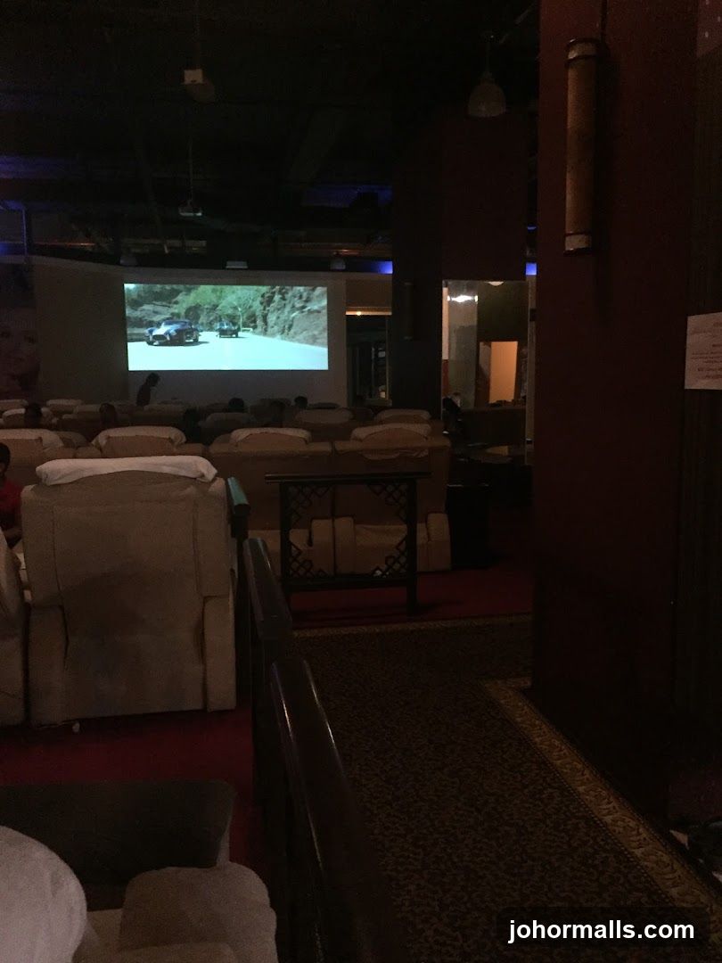 Massage chairs with a projector screen