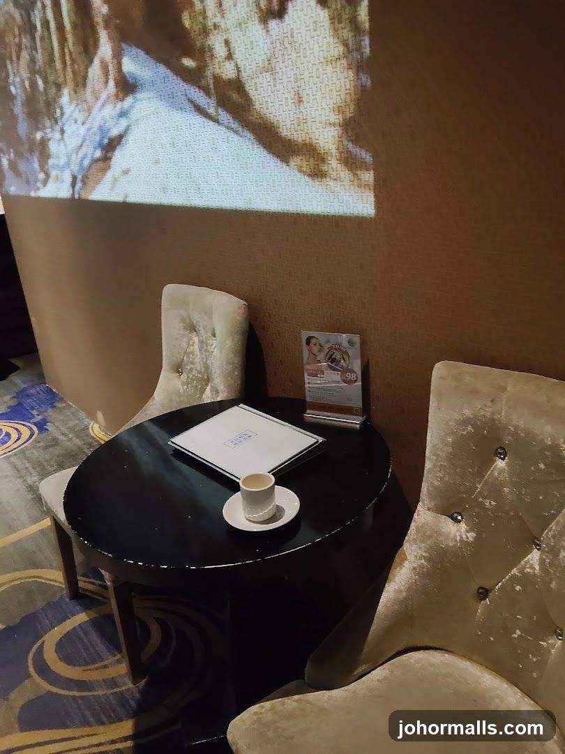 Table with Menu and Coffee Cup