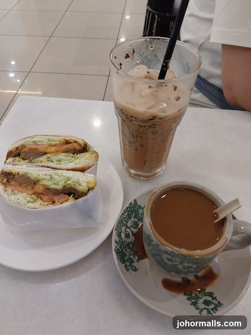Sandwich and Coffee
