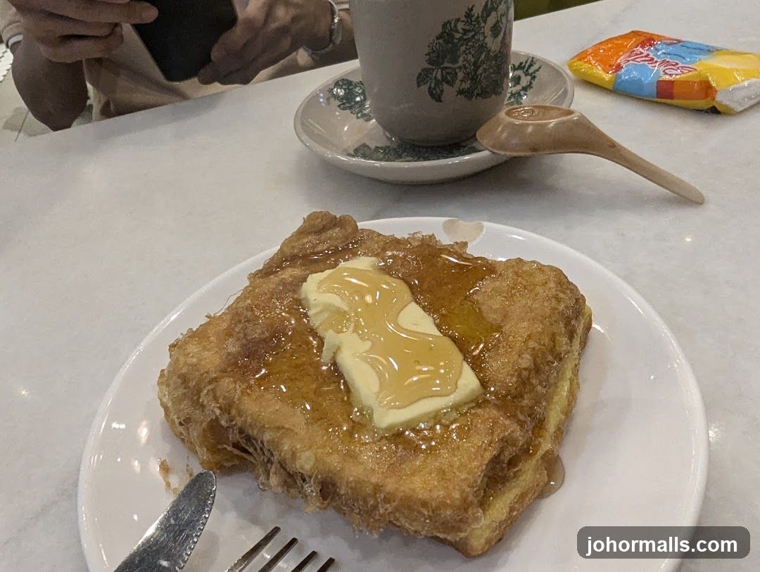 French Toast with Butter and Syrup