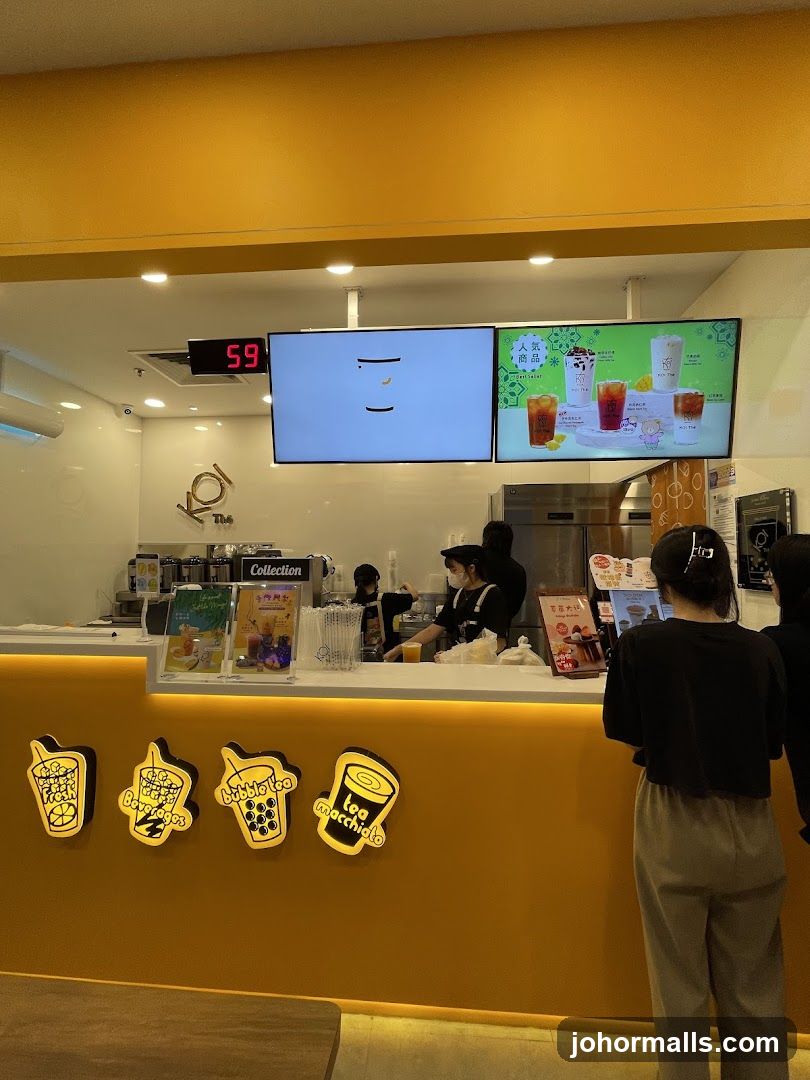 Bubble Tea Shop Counter