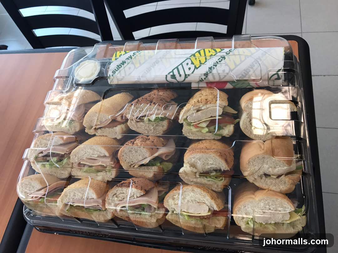 Subway Sandwich Platter