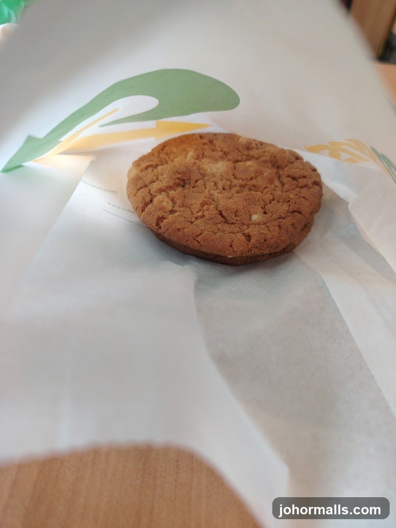 Cookie in packaging
