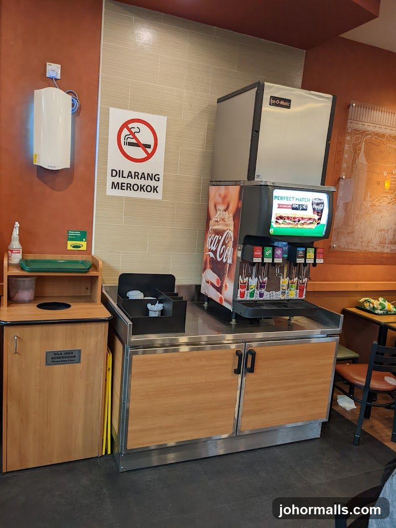 Beverage Station and Trash Receptacle