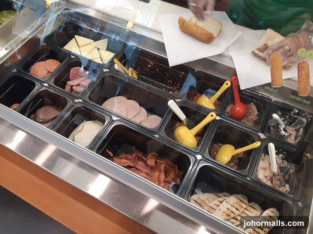 Sandwich Ingredients Display