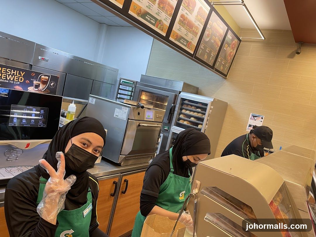 Subway Employees Preparing Food