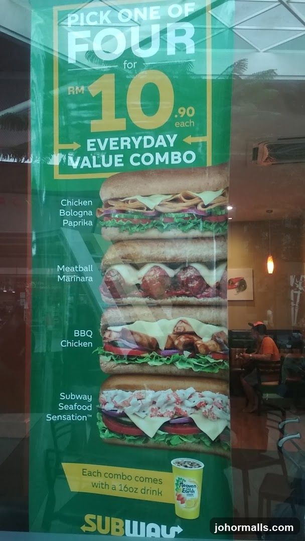 Subway Everyday Value Combo Promotion
