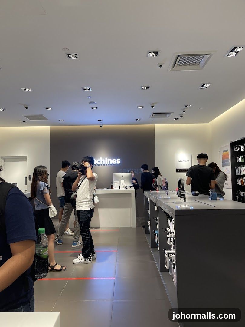 Electronics Store Interior