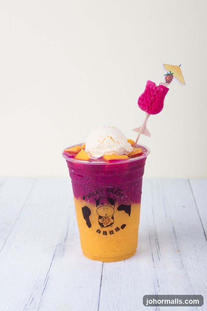Fruit Smoothie with Ice Cream