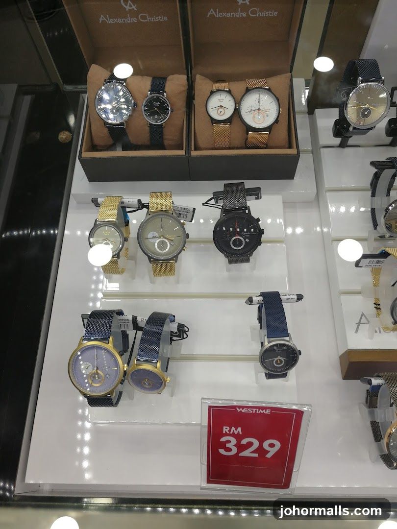 Display of Alexandre Christie Watches