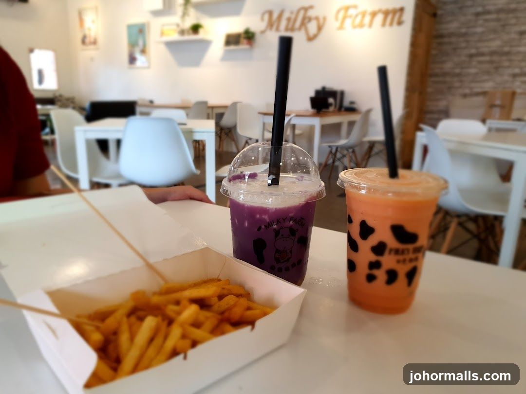 Milky Farm Drinks and Fries