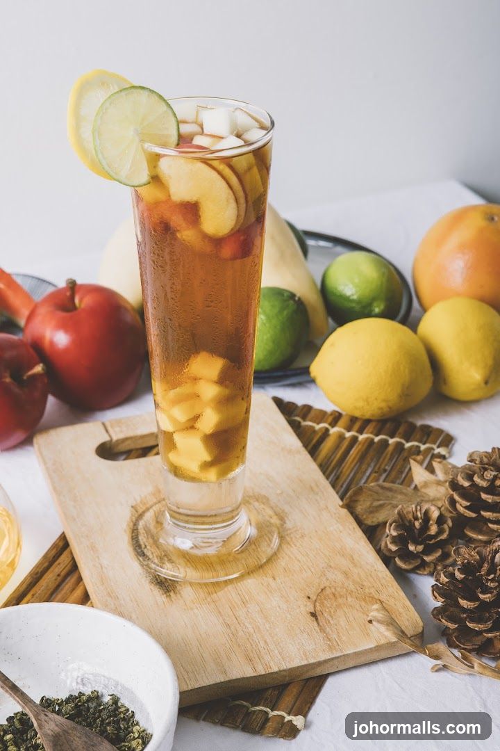 Fruit Tea with Apples and Citrus