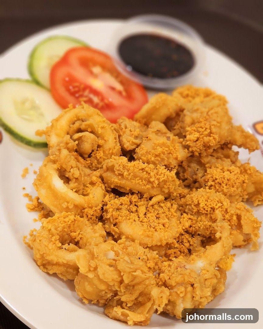 Crispy Calamari with Dip