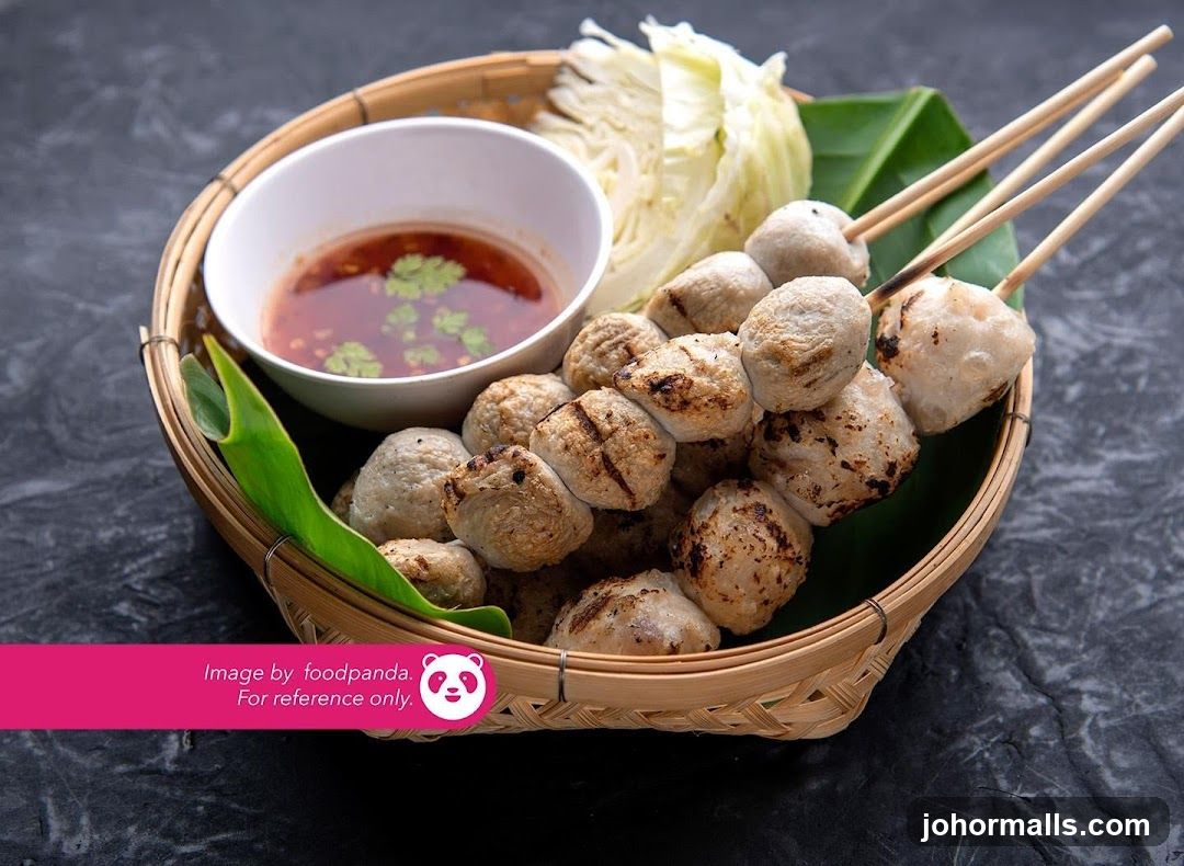 Grilled Meatballs with Dipping Sauce