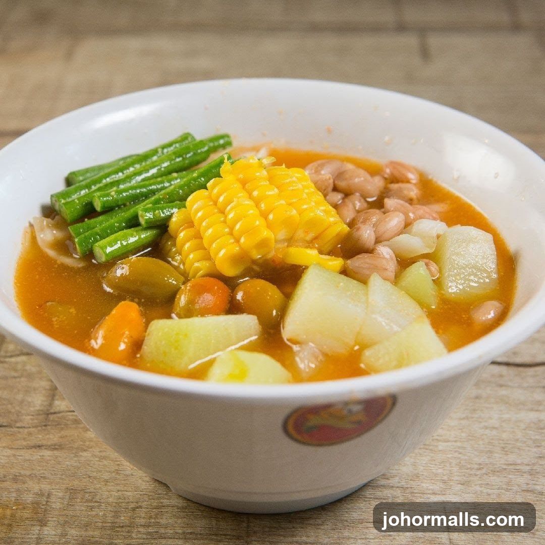 Bowl of Vegetable Soup