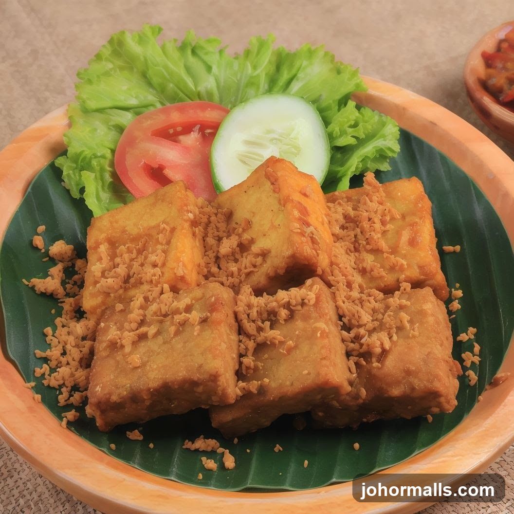 Fried Tofu with Toppings