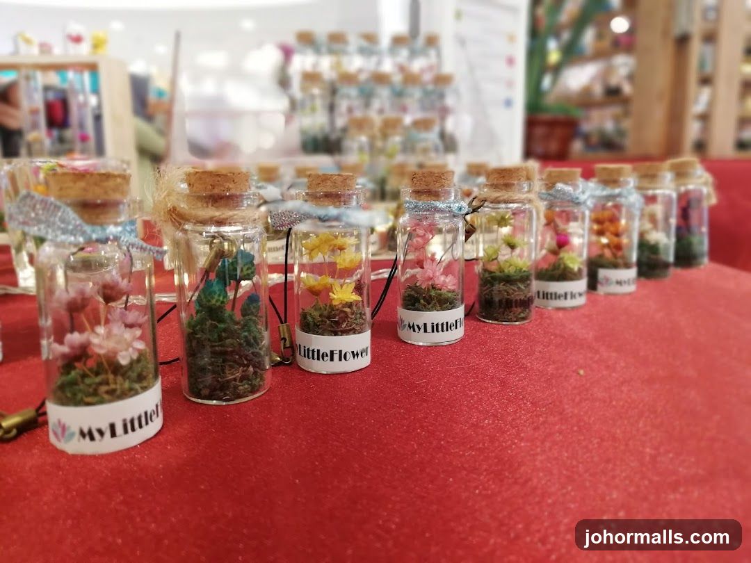 Miniature Terrariums in Glass Bottles